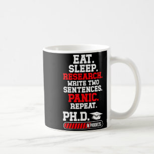 Caneca De Café Doutorado em andamento formatura de doutorado grau