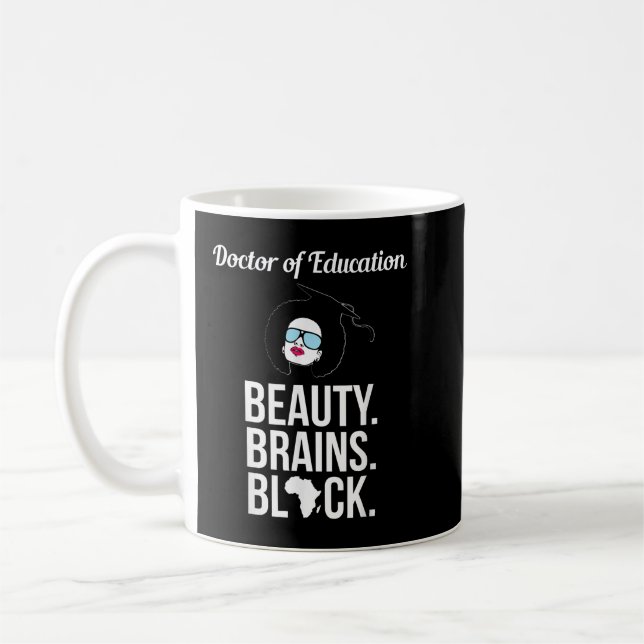 Caneca De Café Doutorado em Educação Defendeu Doutorado (Esquerda)