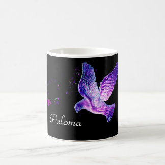 Caneca De Café Dove brilhante personalizada