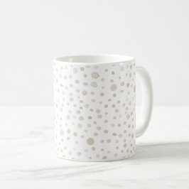 Caneca De Café Dove Confetti Watercolor Dots Classic Mug