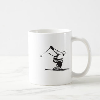 Caneca De Café Downhill Skiing Skier 