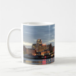 Caneca De Café Downtown Providence Reflections