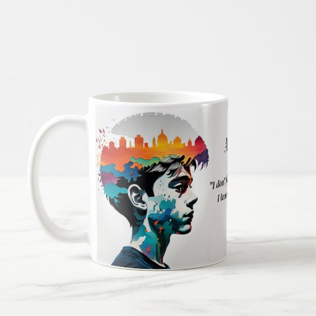 Caneca De Café Dr. Anders Osborne Doutora. Cotação positiva ADHD  (Esquerda)