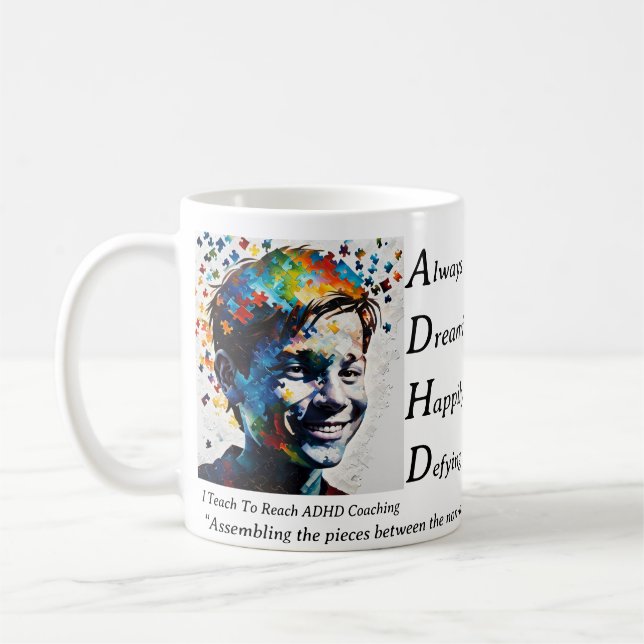 Caneca De Café Dr.Anders Osborne Ph.D.* ADHD Grande Mug (Esquerda)