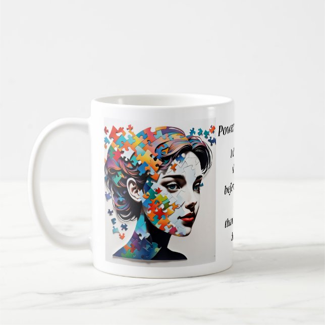 Caneca De Café Dr.Anders Osborne Ph.D. - Citação positiva ADHD W  (Esquerda)