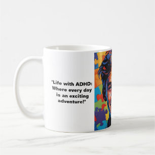 Caneca De Café Dr. Anders OsbornePh.D., Brilhância do ADHD