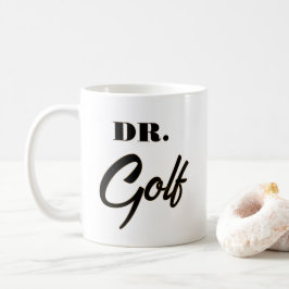 Caneca De Café Dr. Golf Funny Design para Golf Lovers