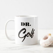 Dr. Golfe Design Divertido para Amantes de Golfe