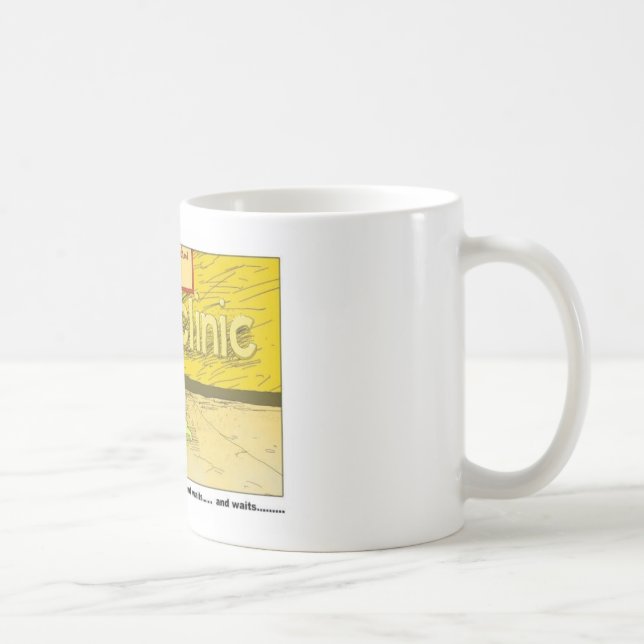 Caneca De Café Dr. Leech não tem clientes que dão presentes engra (Direita)