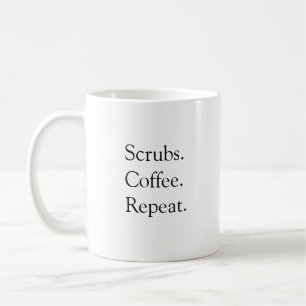 Caneca De Café Dr. Mug Scrubs Coffee Repetir