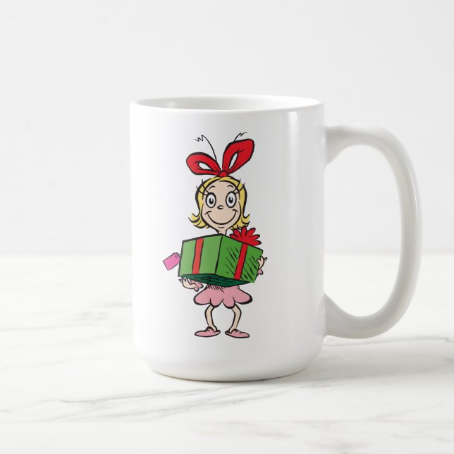 Caneca De Café Dr. Seuss | Cindy-Lou Who - Presente (Direita)