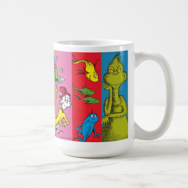 Caneca De Café Dr. Seuss | Fatia de Personagem (Direita)