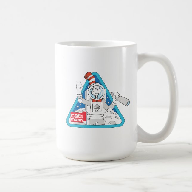 Caneca De Café Dr. Seuss | Gato no Gráfico do Espaço Exterior da  (Direita)