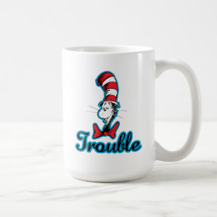 Caneca De Café Dr. Seuss Gato no Hat Trouble