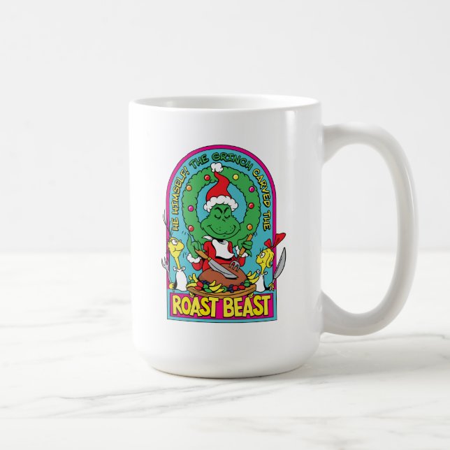 Caneca De Café Dr. Seuss | Gráfico do Réveillon do Monstro (Direita)