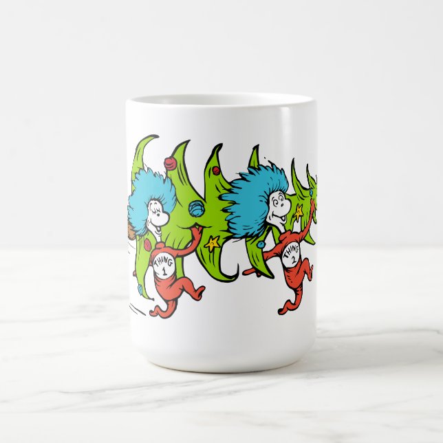 Caneca De Café Dr. Seuss | Grpolegadas | Coisa Um Natal (Centro)
