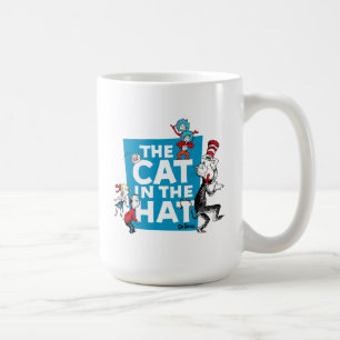 Caneca De Café Dr. Seuss Logotipo do Gato no Chapéu - Personage