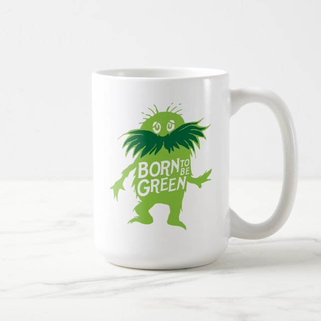 Caneca De Café Dr. Seuss | Lorax - Nascido Para Ser Verde (Direita)