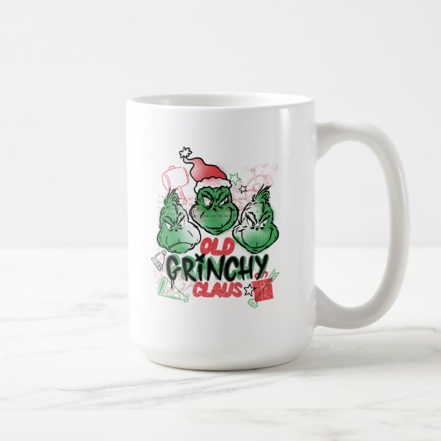 Caneca De Café Dr. Seuss | O Velho Grinch Natalino (Direita)