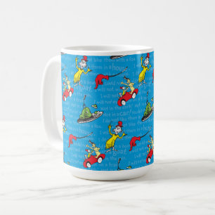 Caneca De Café Dr. Seuss  Ovos Verdes E Padrões Históricos De H