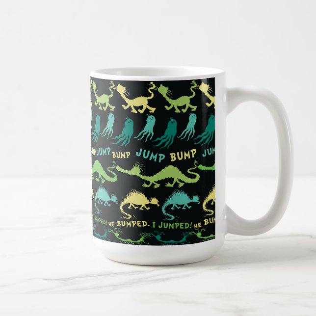 Caneca De Café Dr. Seuss | Padrão de Halloween "Bump Jump" (Direita)
