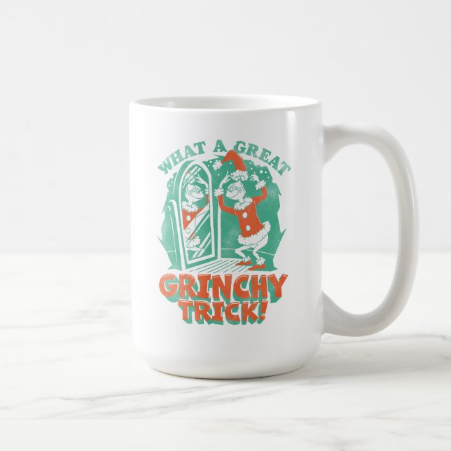 Caneca De Café Dr. Seuss | Que Grande Truque do Grinch! (Direita)