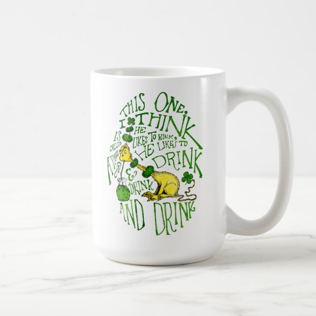 Caneca De Café Dr. Seuss | Yink - Dia de São Patrício (Direita)