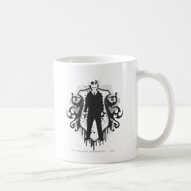 Caneca De Café Draco Malfoy Dark Arts Design (Direita)