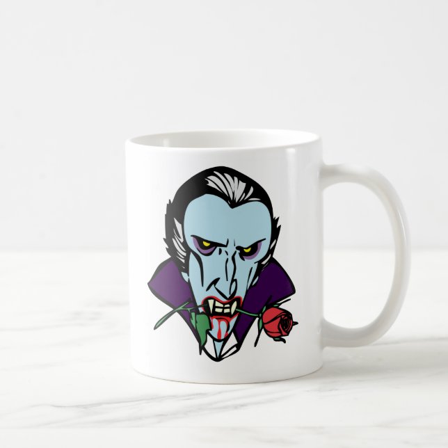CANECA DE CAFÉ DRACULA COM AUMENTOU (Direita)