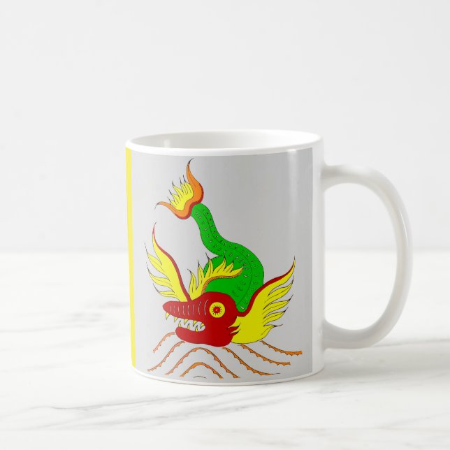 Caneca De Café dragão assustador (Direita)