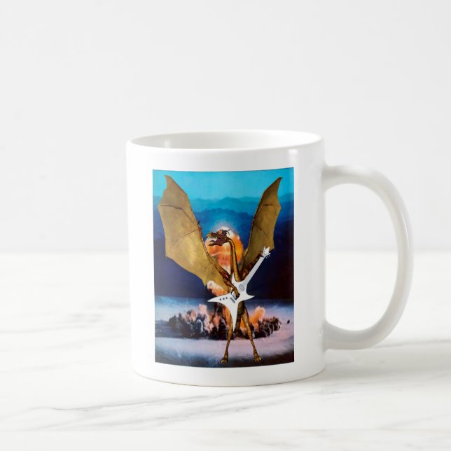 Caneca De Café Dragão atômico (Direita)