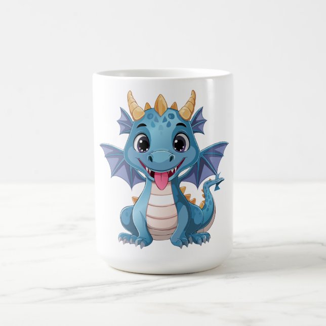 Caneca De Café dragão azul (Centro)