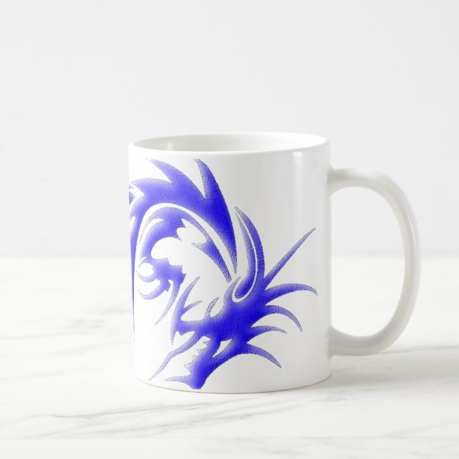 Caneca De Café Dragão azul gigante (Direita)