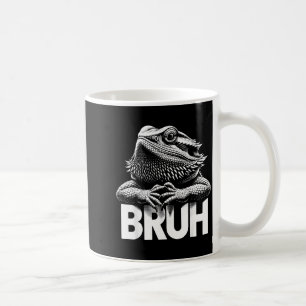Caneca De Café Dragão Barbudo Bruh