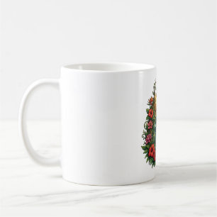Caneca De Café Dragão Barbudo Paisagem Fantasia Tropical Réptil 