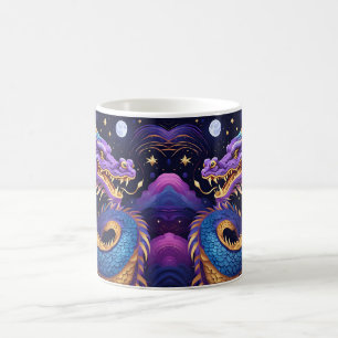 caneca de café dragão celestial