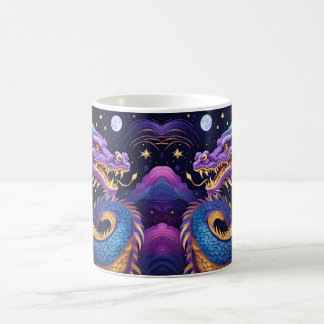 caneca de café dragão celestial