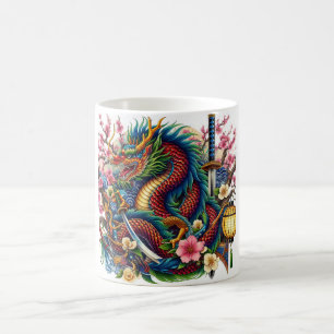Caneca De Café dragão chinês