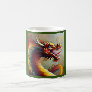 Caneca De Café Dragão chinês (35)