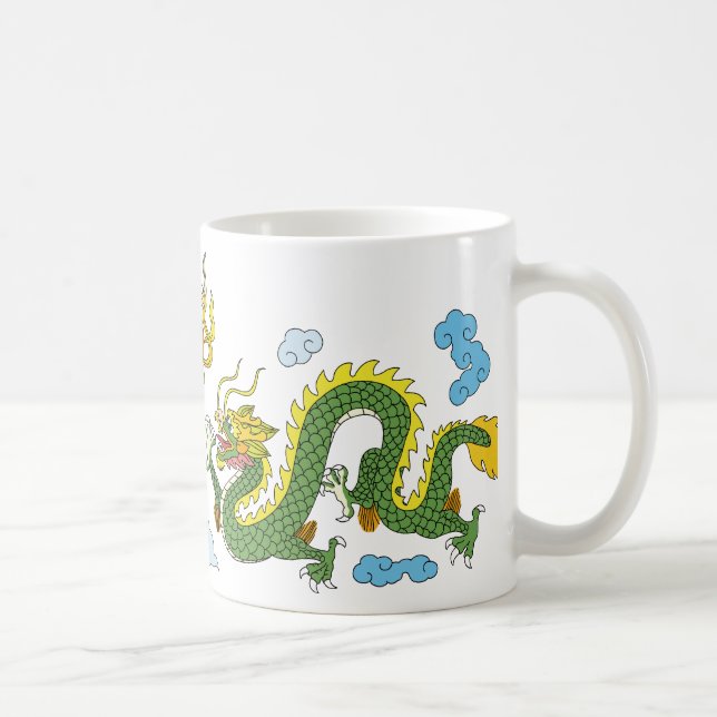 Caneca De Café Dragão chinês (longo) (Direita)