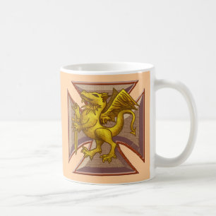 Caneca De Café Dragão da Cruz de Malta