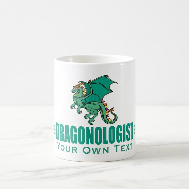 Caneca De Café Dragão da Fantasia Verde (Centro)