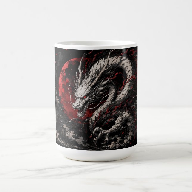 Caneca De Café Dragão da Lua de Sangue (Centro)