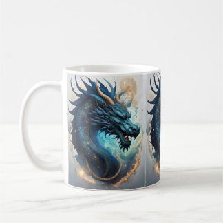 caneca de café dragão das nuvens