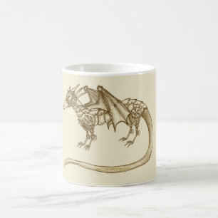 Caneca De Café Dragão de Clocagem