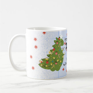 Caneca De Café Dragão de Madeira Azul