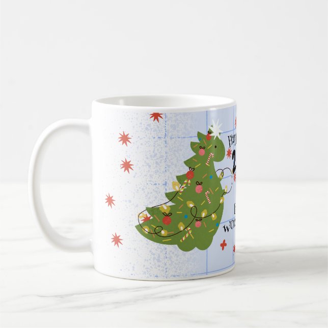 Caneca De Café Dragão de Madeira Azul (Esquerda)