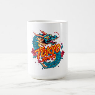 Caneca De Café Dragão de Tóquio