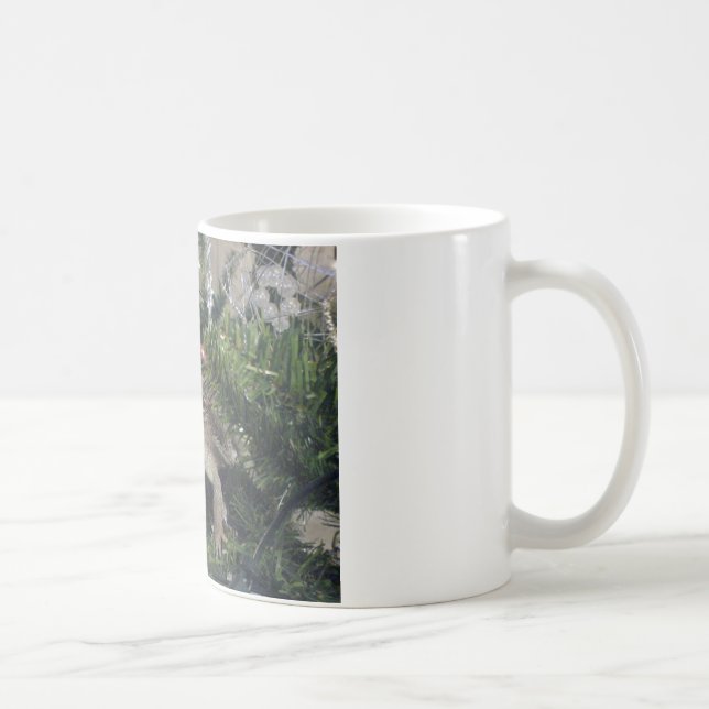 Caneca De Café dragão farpado acima da árvore do xmas (Direita)