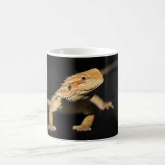 Caneca De Café Dragão farpado curioso